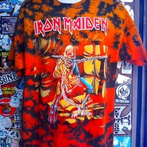 Iron Maiden(Piece of Mind) Tie-Dye Tee